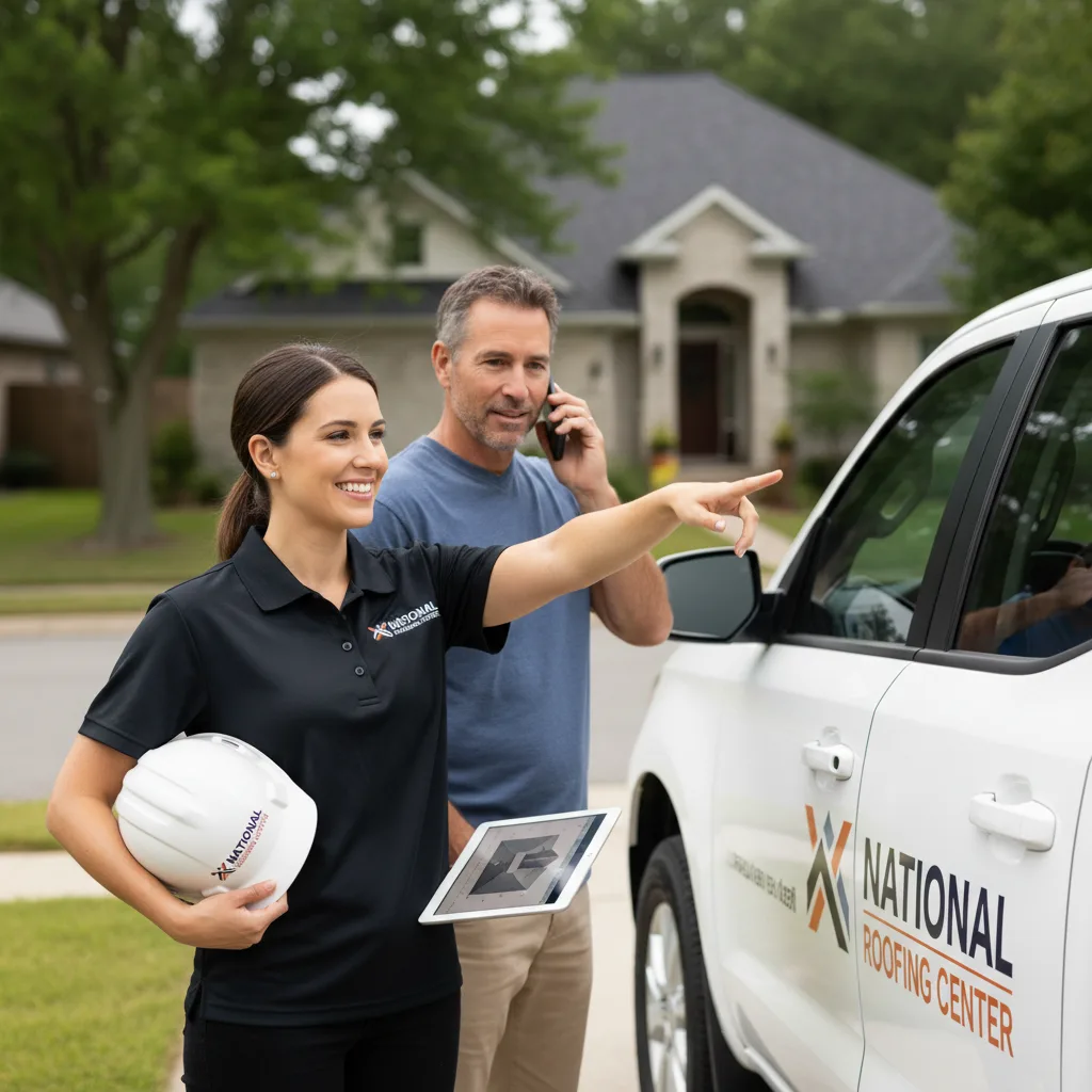National Roofing Center customer support in Blue Gap